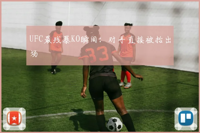 UFC最残暴KO瞬间：对手直接被抬出场